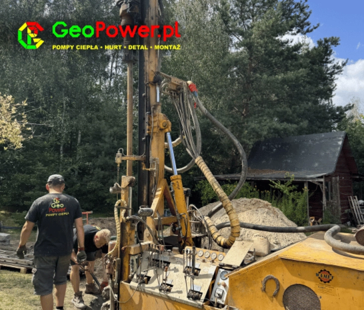 GeoPower - odwierty pionowe pod pompy ciepła w Łodzi